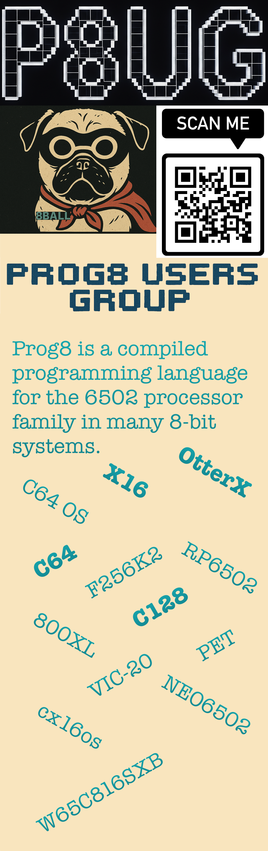 Prog8 Users Group Banner